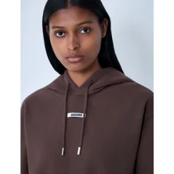 DAMES Jacquemus Logo Katoenen Hoodie Sweatshirt