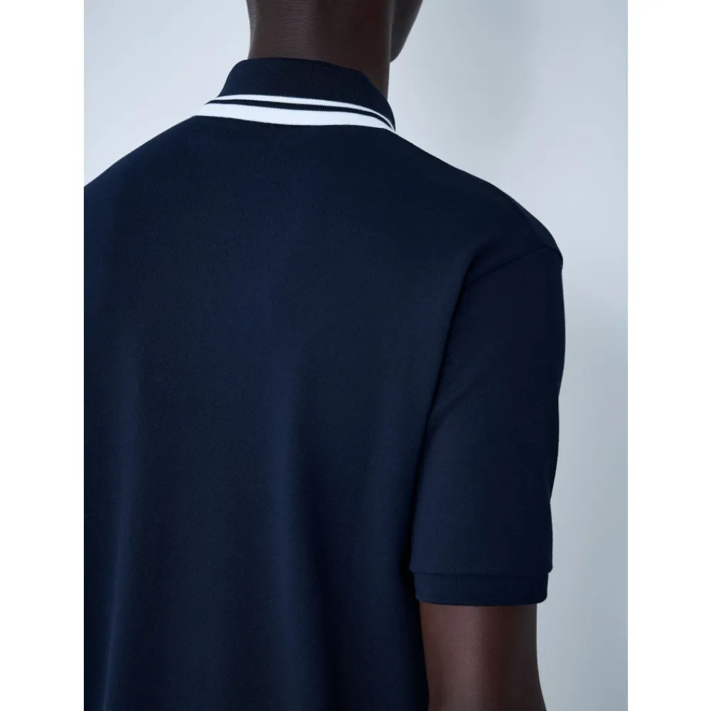 Heren Gucci Logo Motif Polo Shirt