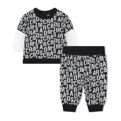 Marc Jacobs Logo Print Crewneck Katoen Jumpsuit