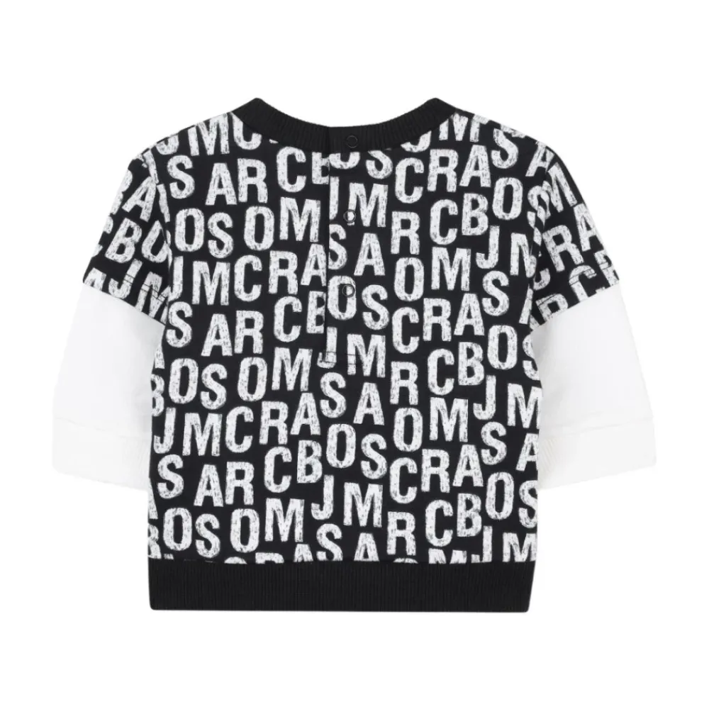 Marc Jacobs Logo Print Crewneck Katoen Jumpsuit