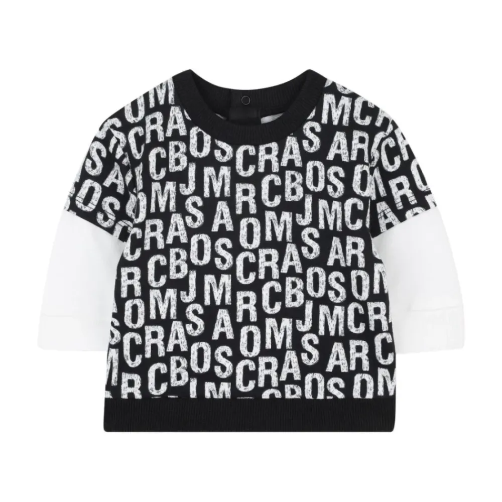 Marc Jacobs Logo Print Crewneck Katoen Jumpsuit