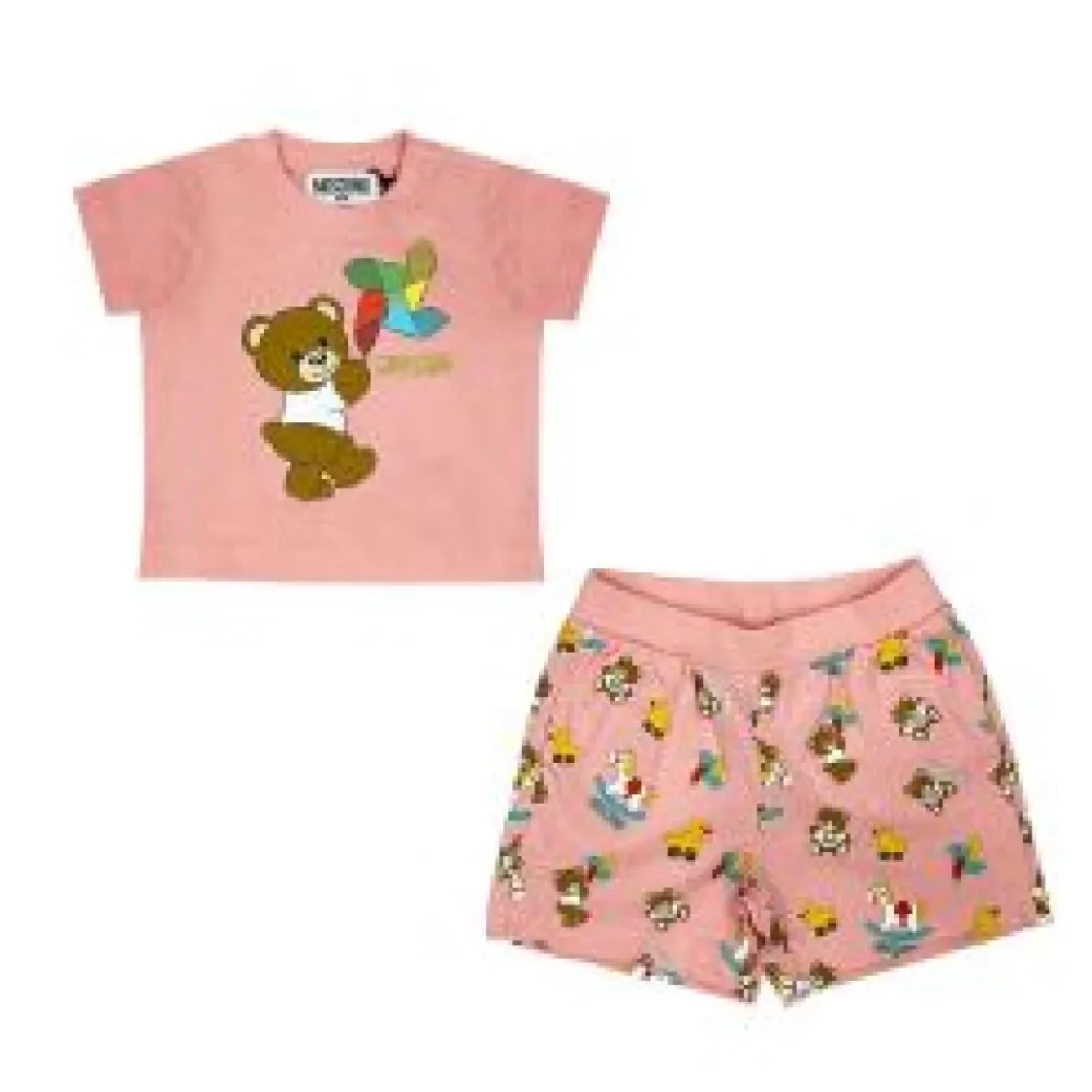 Moschino Logo Print Jurkje Set