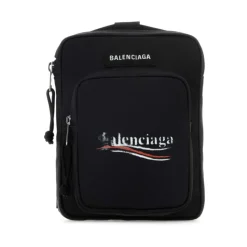 Heren Balenciaga Tassen^Logo Print Schoudertas