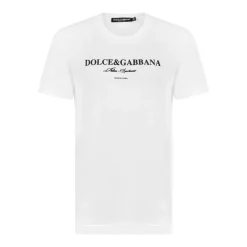 Heren Dolce & Gabbana Shirts^Logo Print T-Shirt