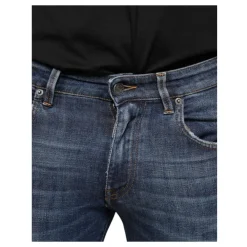 Heren Dolce & Gabbana Logo Skinny Denim Jeans Donker