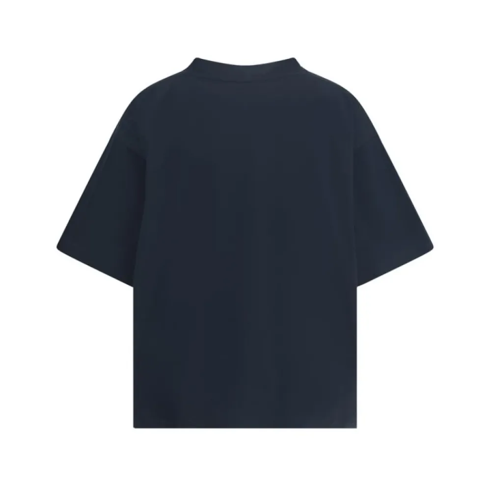 DAMES Balenciaga Logo T-shirt met oversized pasvorm