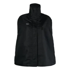 Coperni Outdoorjassen^Logo-Patch Bomber Cape