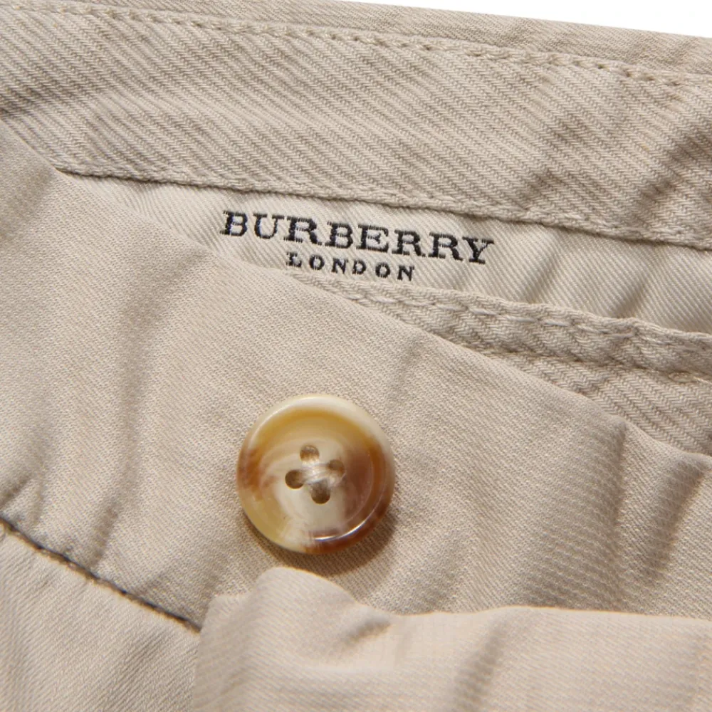 Heren Burberry Broeken^Londen Broek Vintage Stijl
