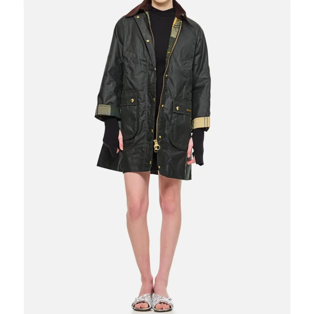DAMES Barbour Long Beadnell Waxed Jacket
