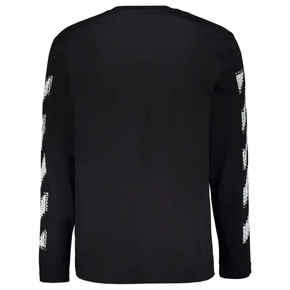 Heren Off White Long Sleeve T-Shirt