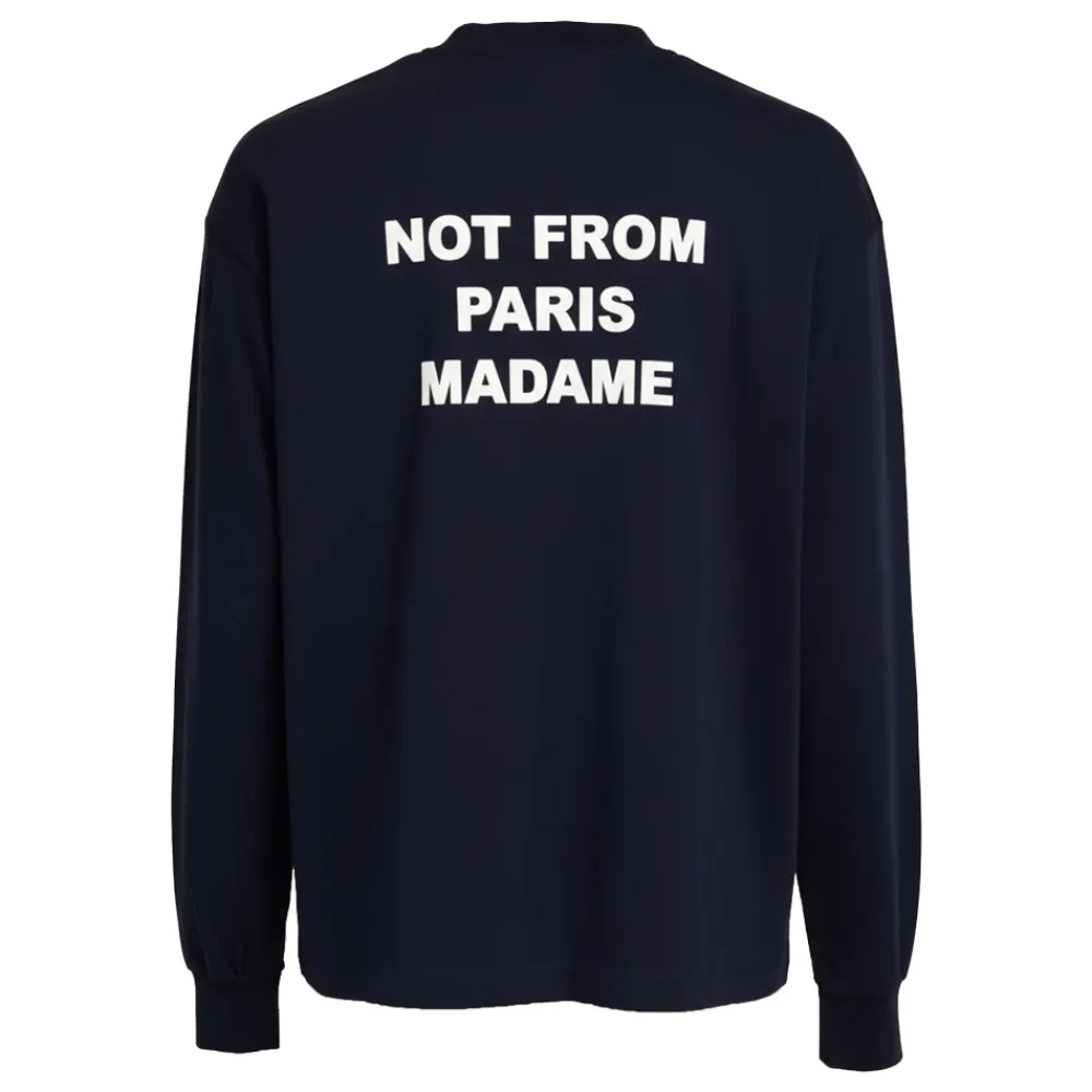 Heren Drole de Monsieur Long Sleeve T-Shirt