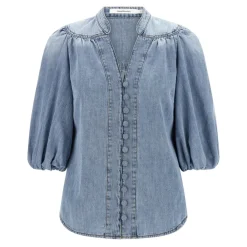 DAMES Zimmermann Lucky Denim Blouse