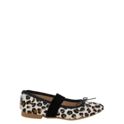 Pom D'Api Luipaard Ballet Flats Multicolor Verstelbare Band