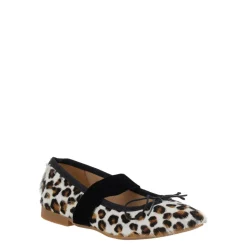 Pom D'Api Luipaard Ballet Flats Multicolor Verstelbare Band