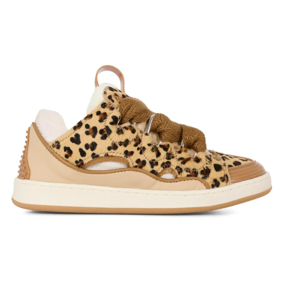Lanvin Luipaardpatroon Sneakers