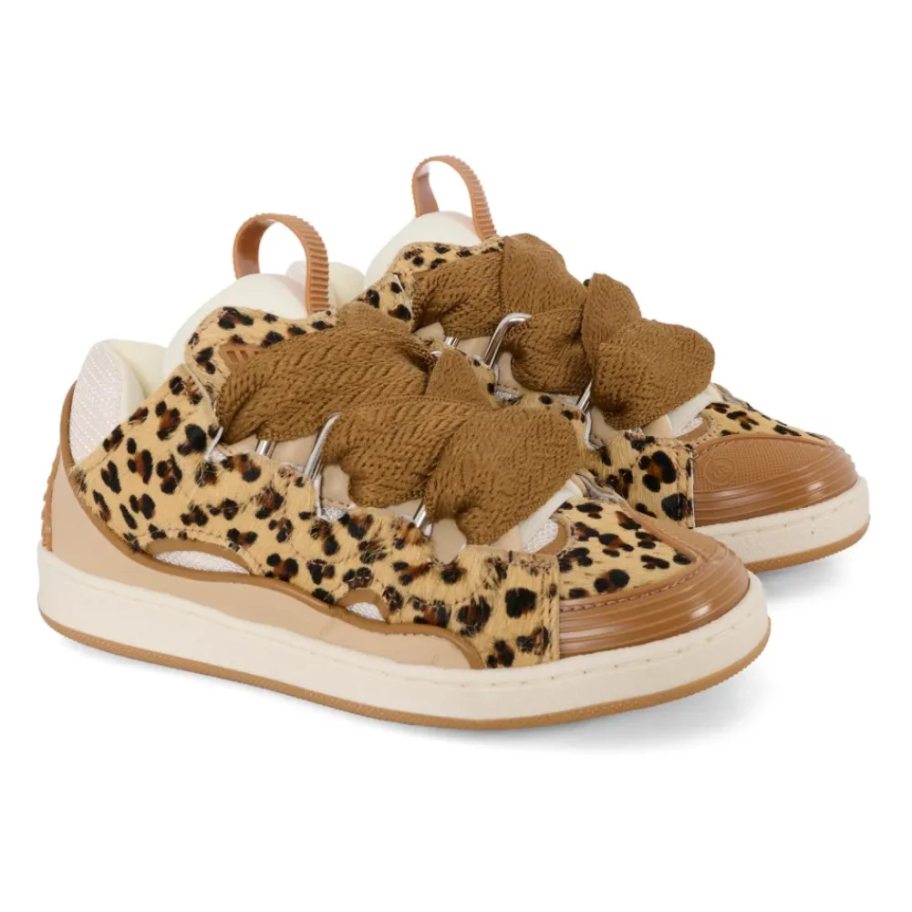 Lanvin Luipaardpatroon Sneakers