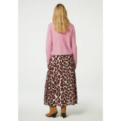 DAMES FABIENNE CHAPOT Luipaardprint Maxi Rok