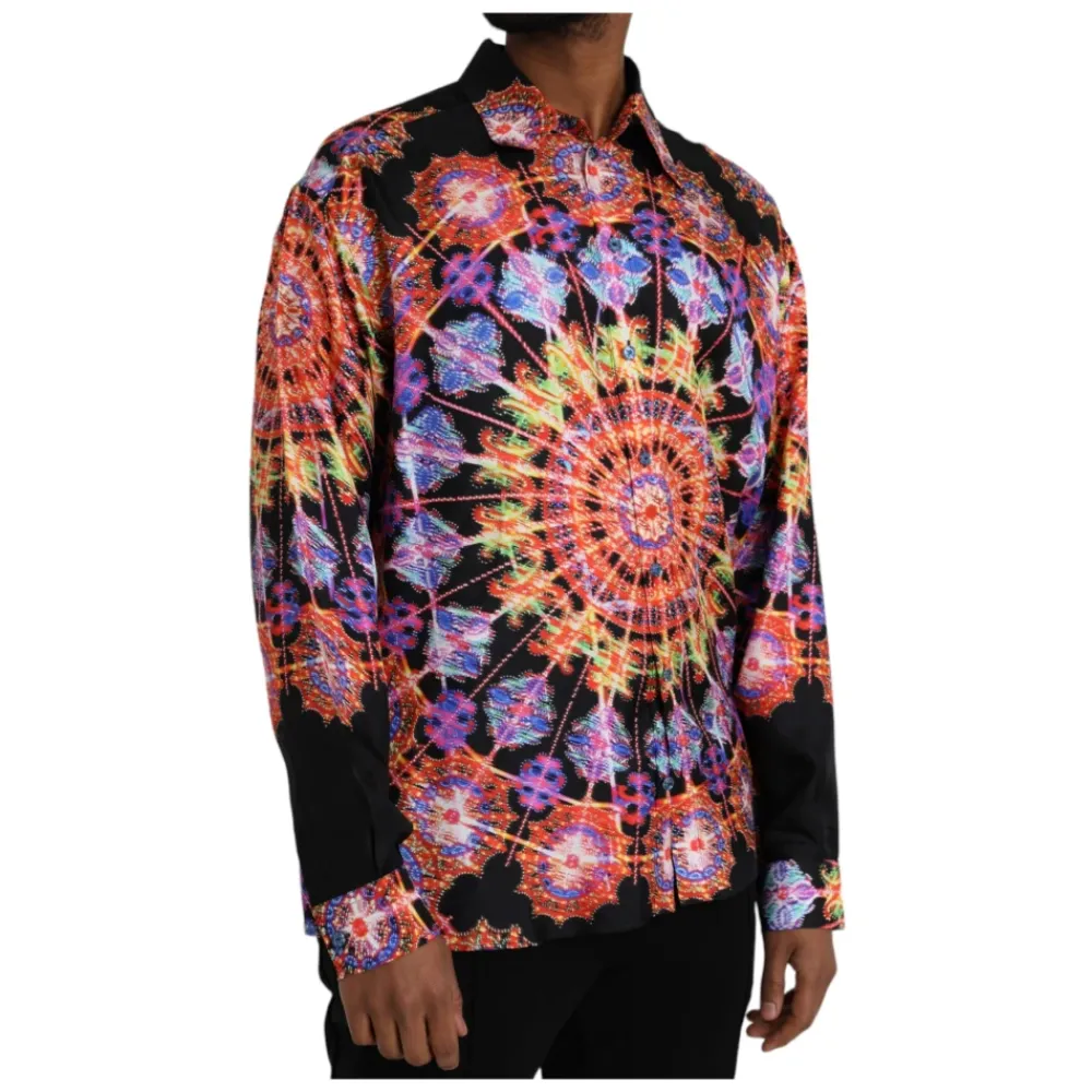 Heren Dolce & Gabbana Luminarie Silk Shirt