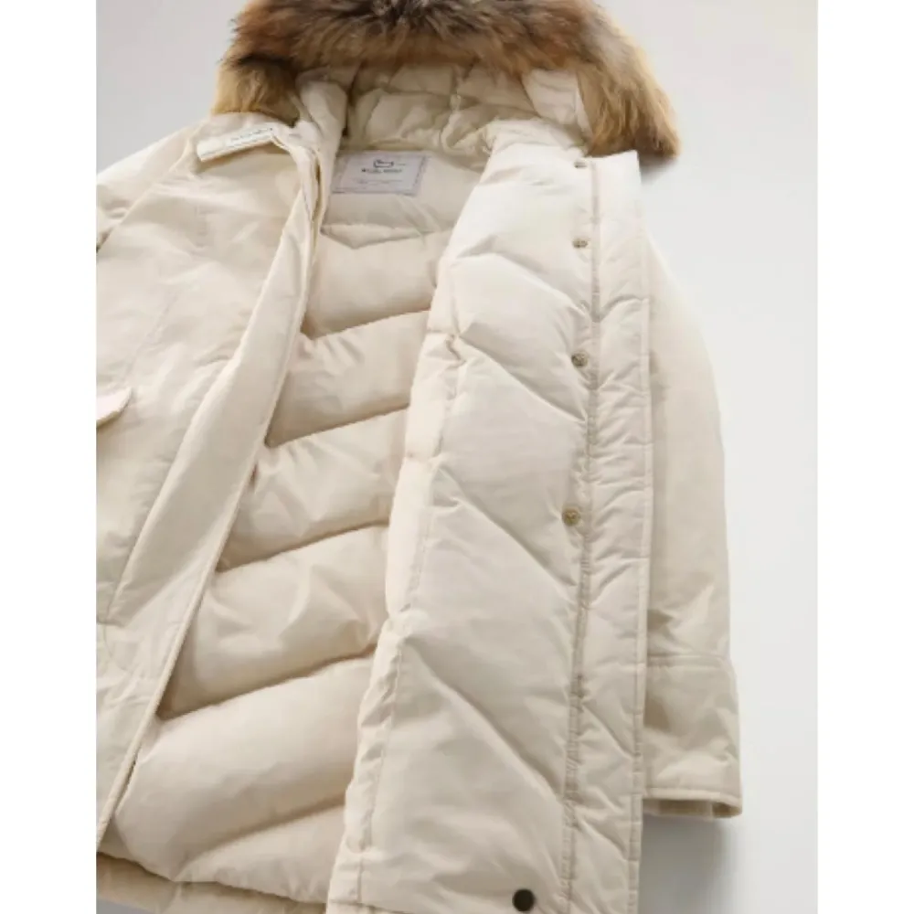 DAMES Woolrich Jassen^Luxe Arctic Parka met Afneembare Capuchon