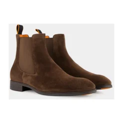 Heren Santoni Laarzen^Luxe e Suède Chelsea Laarzen