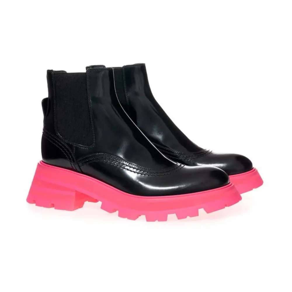 DAMES Alexander McQueen Luxe Chelsea Laarzen