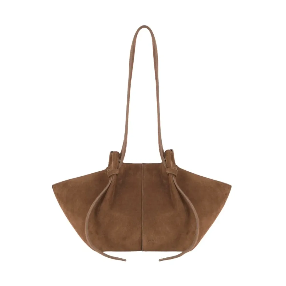 DAMES Yuzefi Luxe Cognac Suède Tote Tas