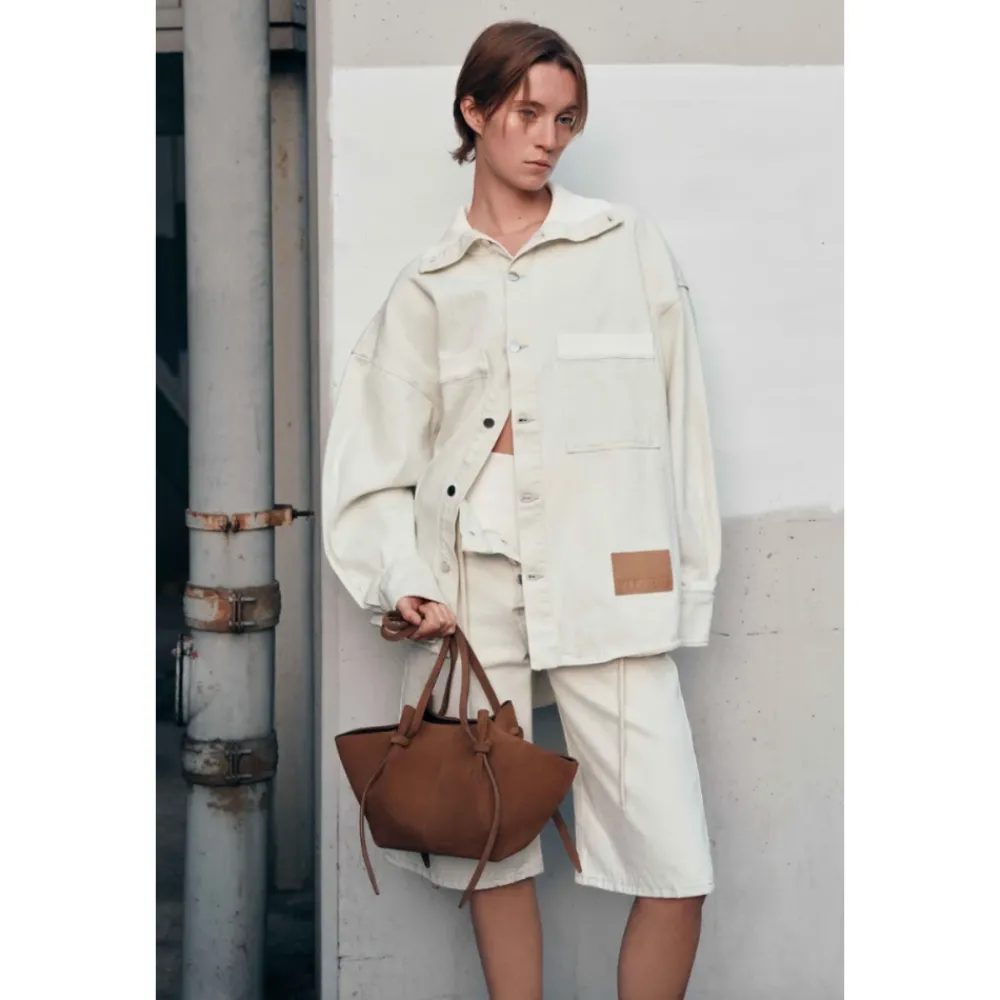 DAMES Yuzefi Luxe Cognac Suède Tote Tas