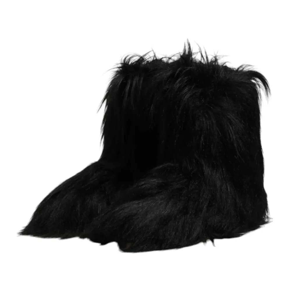 Heren Dolce & Gabbana Snowboots^Luxe Faux Fur Mid-Calf Laarzen