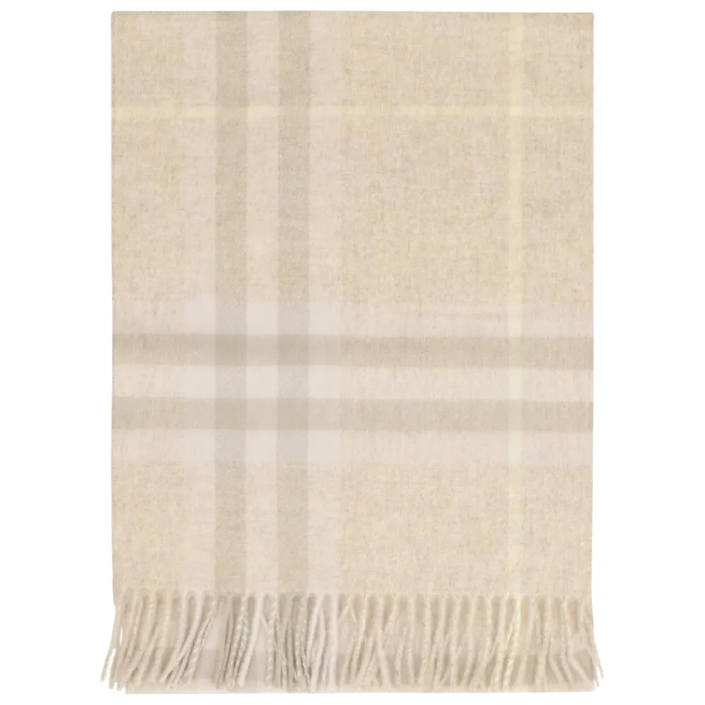 DAMES Burberry Luxe Geruite Cashmere Sjaal