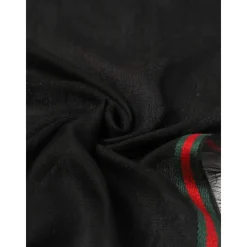 Heren Gucci Sjaals^Luxe Gestreepte Wollen Sjaal