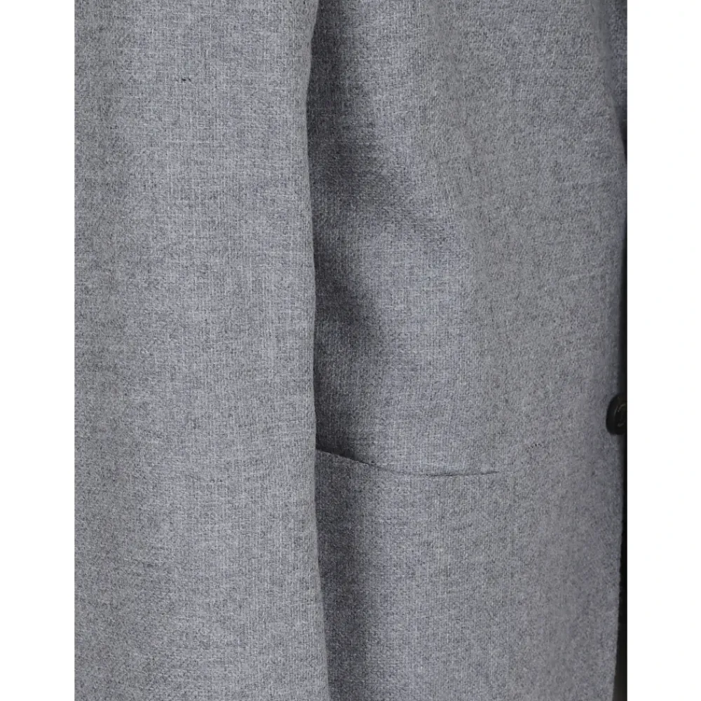 Heren Eleventy Kostuums^Luxe Grijze Blazer AW25