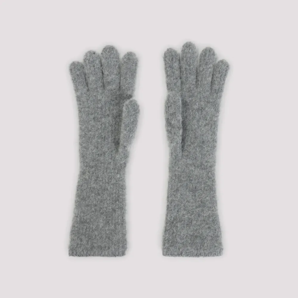 DAMES Jacquemus Luxe Grijze Handschoenen AW25