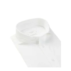 Heren Profuomo Luxe Navy Japans Gebreid Overhemd