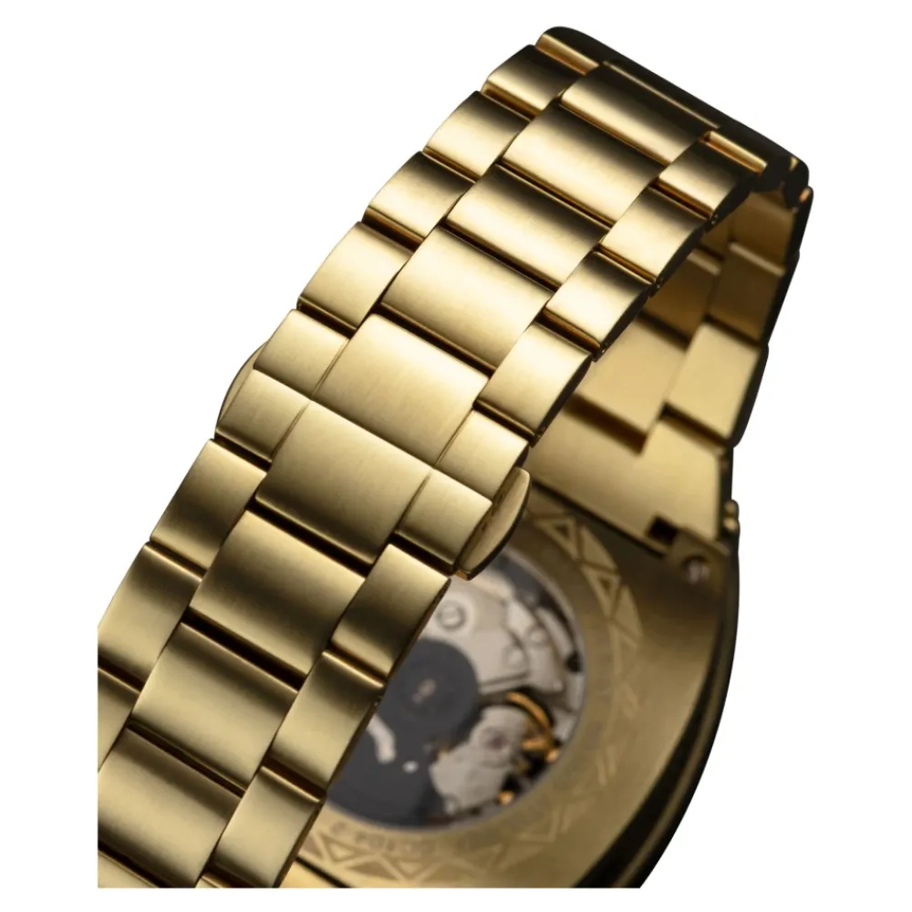 Heren Carlo Colucci Horloges^Luxe Roestvrijstalen Horloge met Vouwsluiting