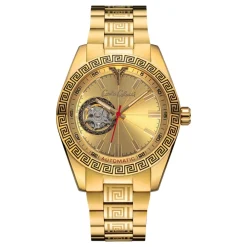 Heren Carlo Colucci Horloges^Luxe Roestvrijstalen Horloge Duregon