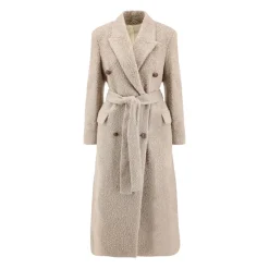 DAMES Golden Goose Trenchcoats & Mantels^Luxe Wollen Blend Double-Breasted Jas