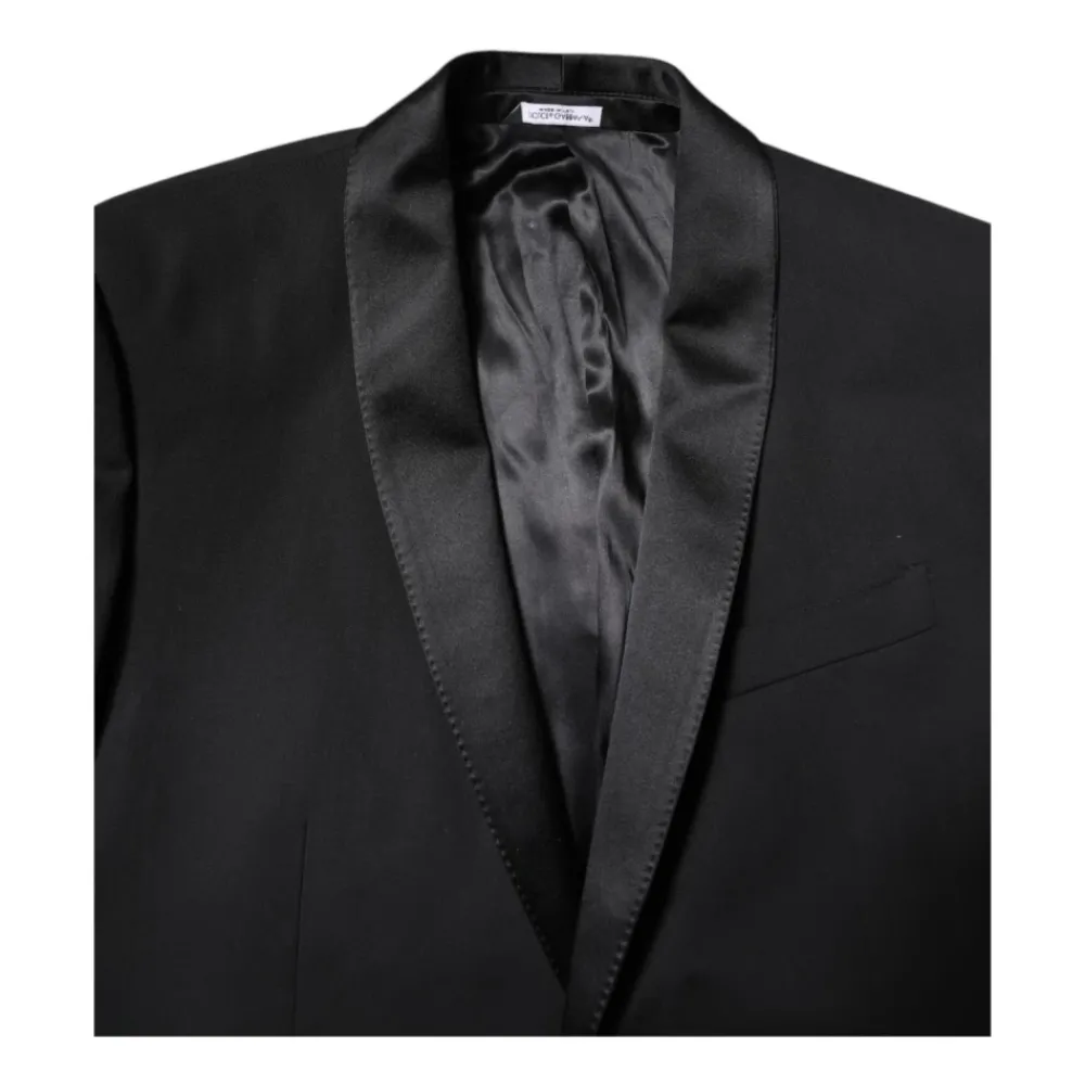 Heren Dolce & Gabbana Luxe Wollen Pak met Zijden Voering