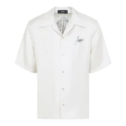 Heren Amiri Overhemden^Luxe Zijden Overhemd