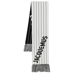 Heren Jacquemus Sjaals^Luxe Gestreept Sjaal