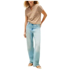 DAMES Tommy Hilfiger Shirts^Lyocell Tipping Open Polo T-Shirt