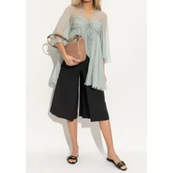 DAMES Chloé Mae sandalen met geknoopte bandjes van leer