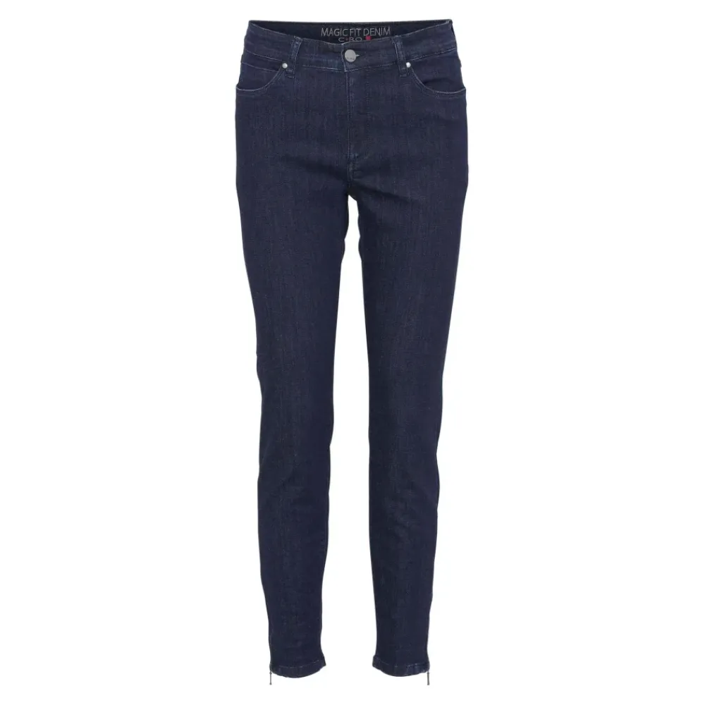 DAMES C.Ro Jeans^Magic Fit Denim 7/8 Dark Blue