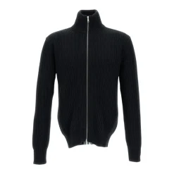 Heren MM6 Maison Margiela Maglia con full zip frontale a collo alto