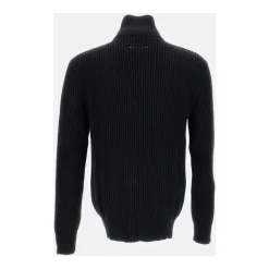 Heren MM6 Maison Margiela Maglia con full zip frontale a collo alto