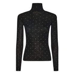 DAMES Rabanne Maglia dolcevita con applicazioni