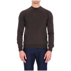 Heren Barba Maglia lupetto in lana merino extrafine