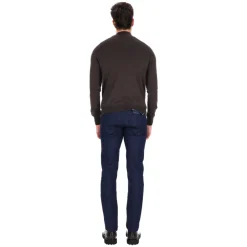 Heren Barba Maglia lupetto in lana merino extrafine