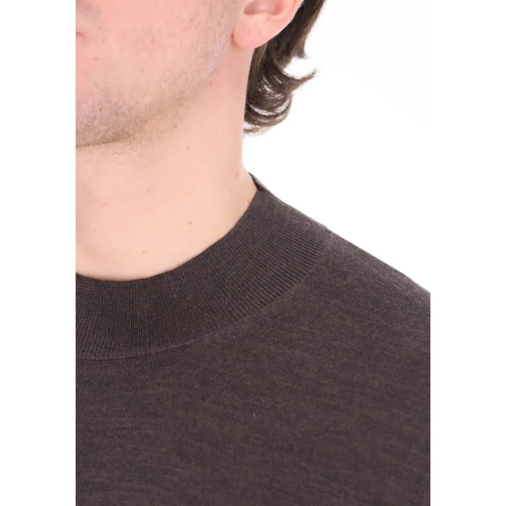 Heren Barba Maglia lupetto in lana merino extrafine