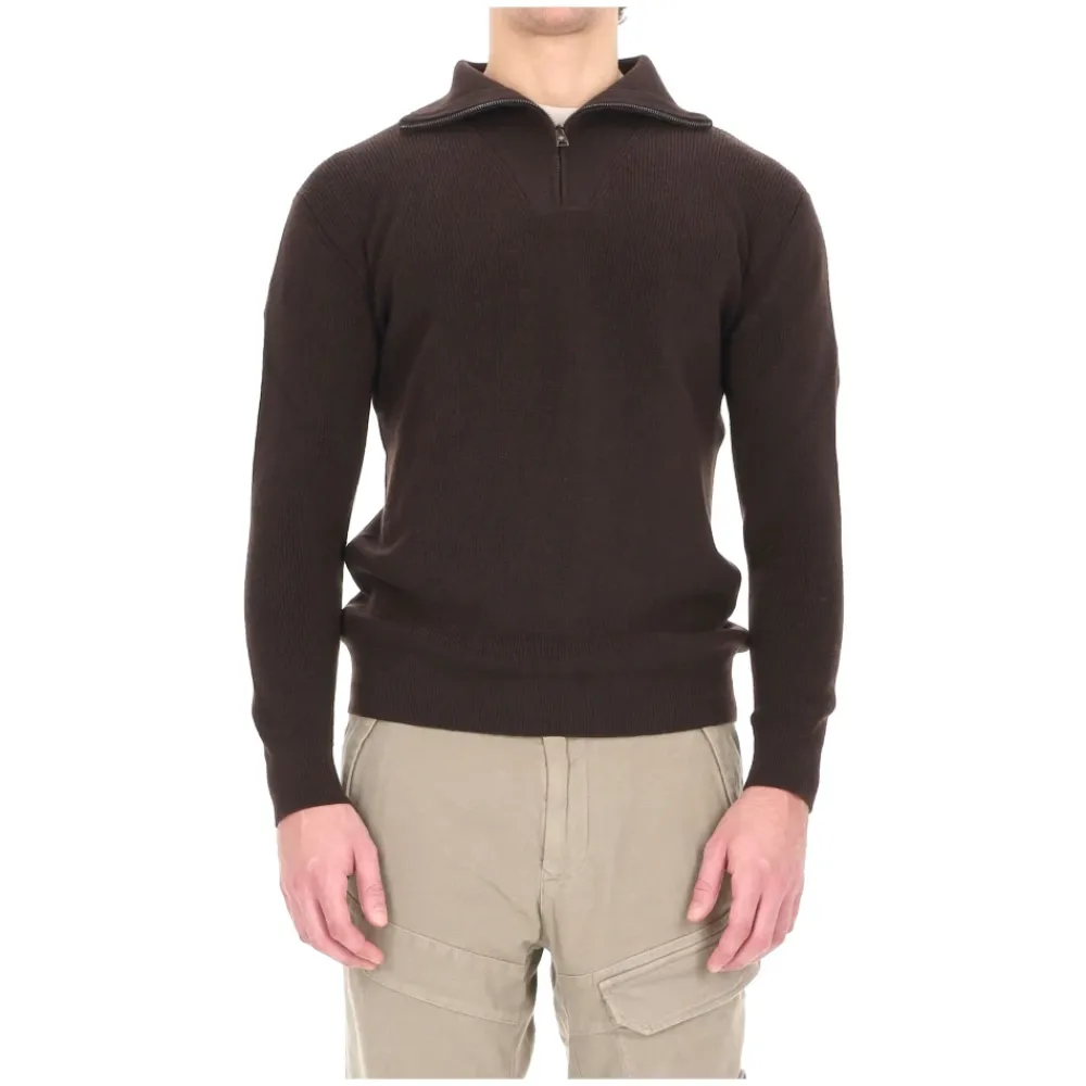 Heren Tagliatore Truien & Vesten^Maglia modello camionnaire Linton