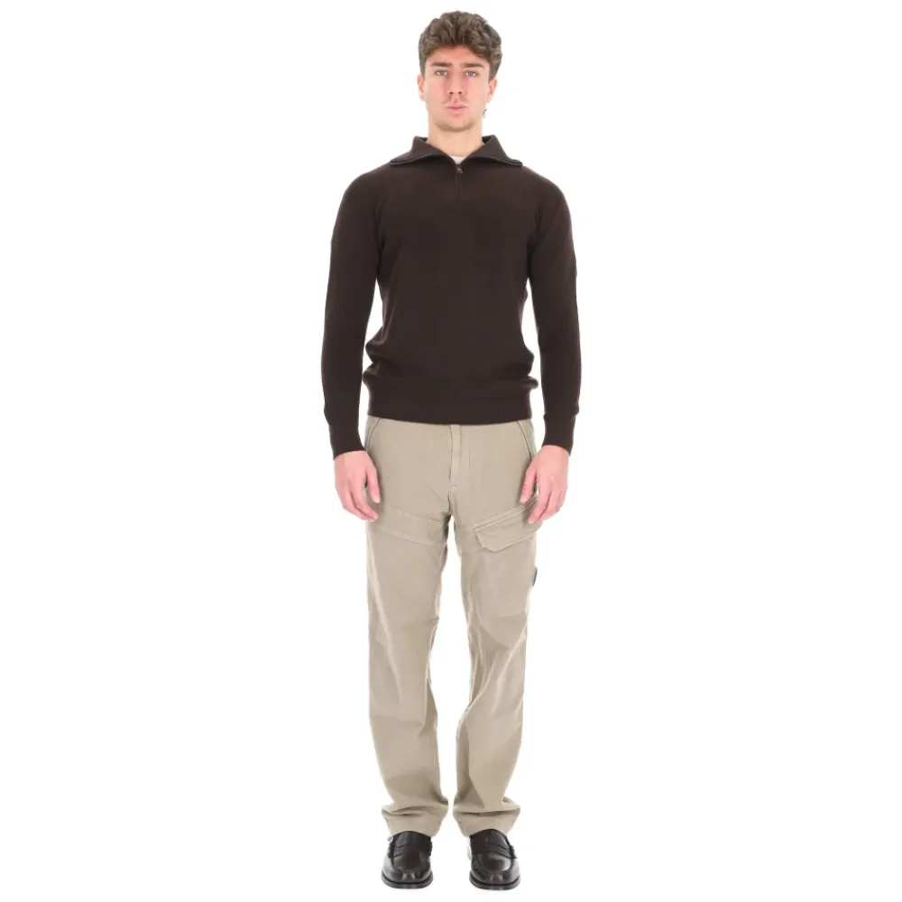 Heren Tagliatore Truien & Vesten^Maglia modello camionnaire Linton